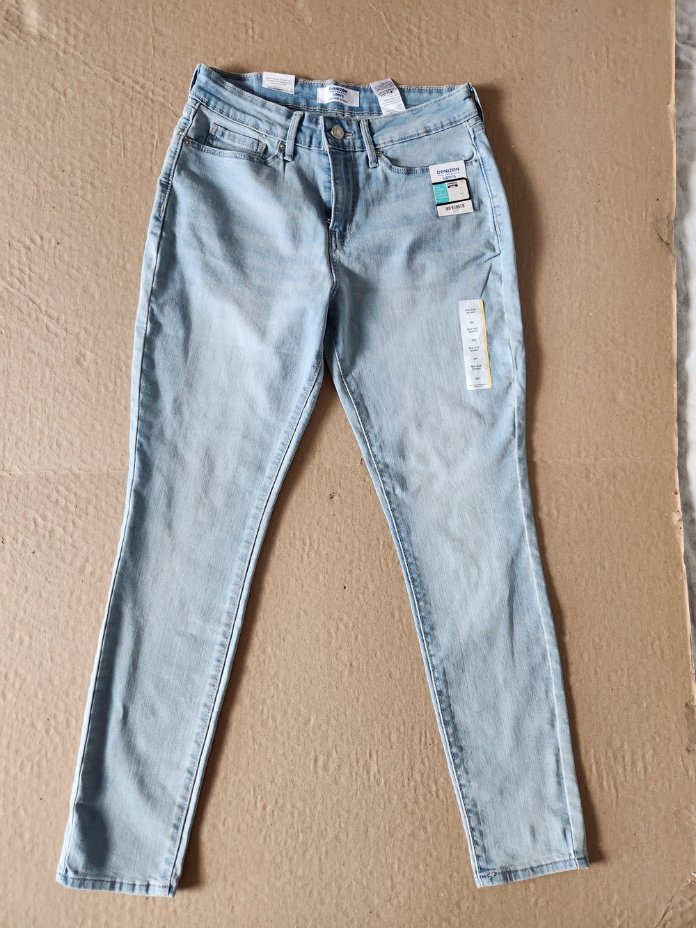 Women’s Levi's Denizen Light Wash Skinny Jeans - Light Blue
